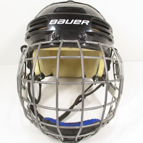 Bauer BHH4500S Ice Hockey Helmet Black Small Bhh4500M Bauer Cage FM4500 S/P - Picture 2 of 8